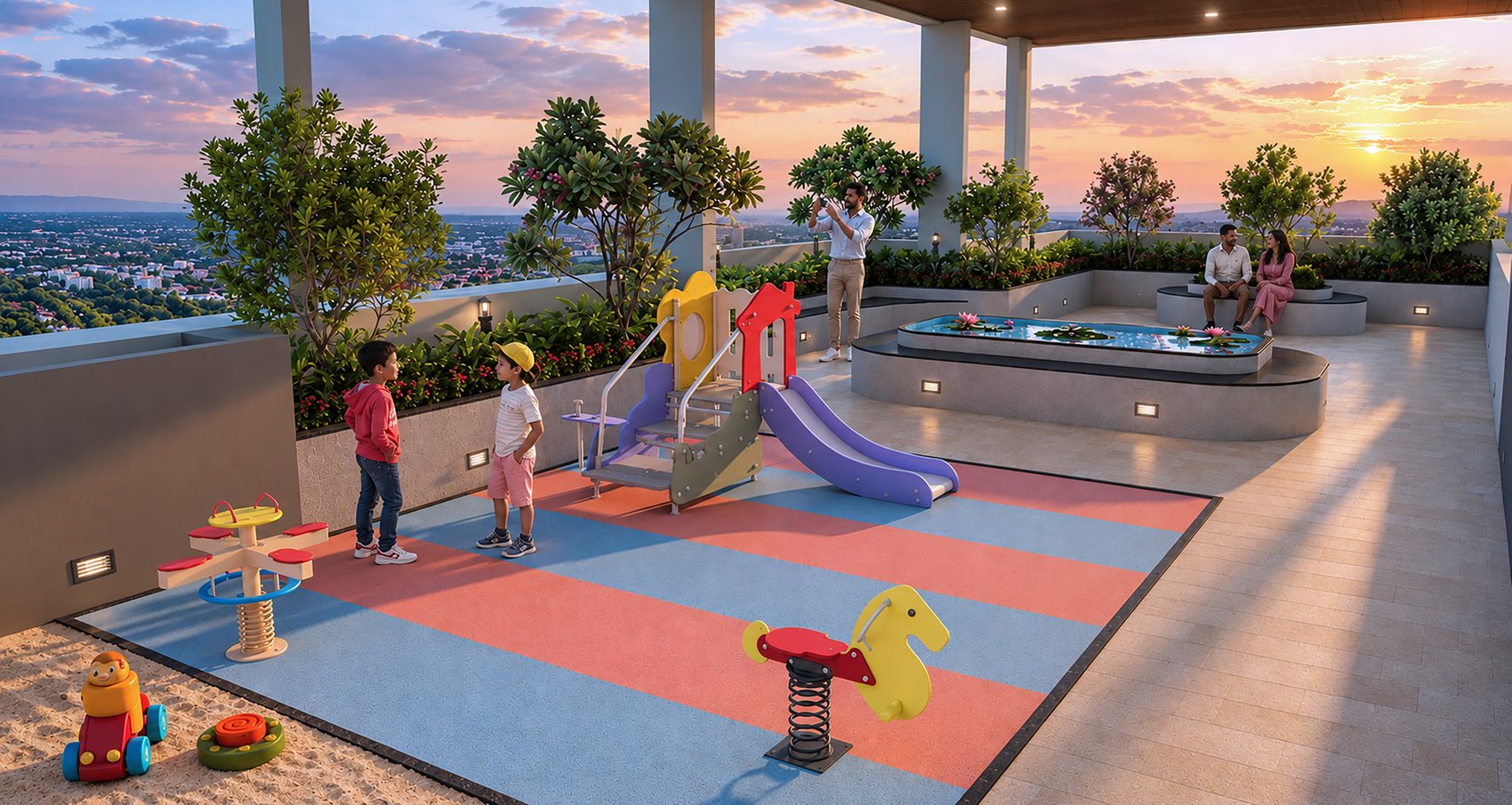 SkyOne senior citizen area