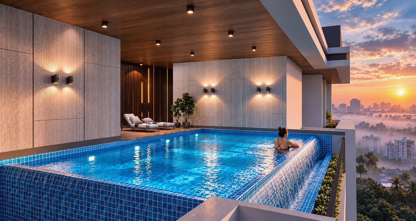 SkyOne swimming pool